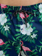 Jack & Jones Novelty AOP AKM Swim Shorts - Navy Blazer