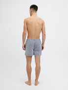 Jack & Jones Mini Stripe Swim Shorts - Navy Blazer