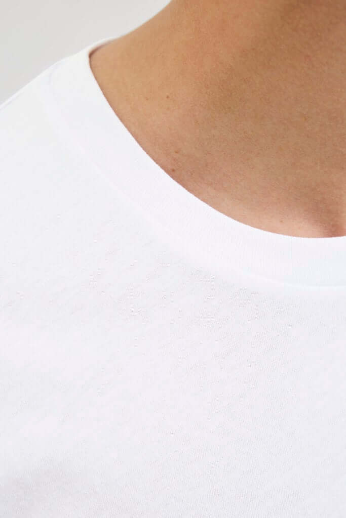 Jack & Jones Men’s 5-Pack JJHugo Crew Neck T-Shirts – 100% Cotton, Loose Fit