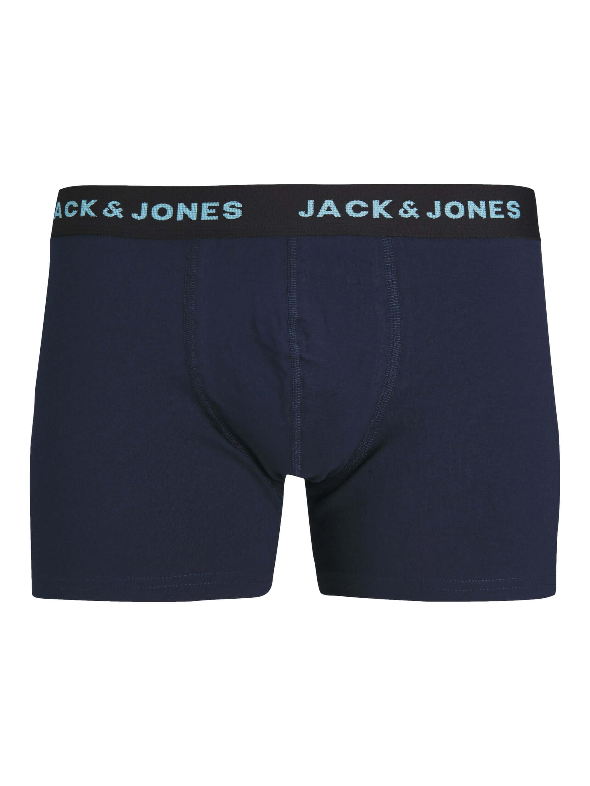 Jack & Jones Jacreese Trunks 5 Pack Cotton Stretch Boxers - Black, Print