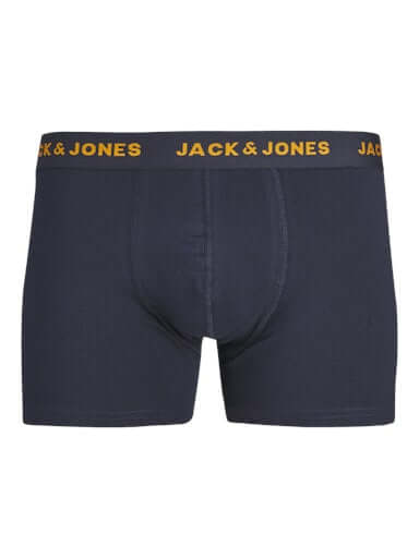 Jack & Jones Jacflamingo Trunks 10 Pack Cotton Stretch Boxers - Navy Blazer