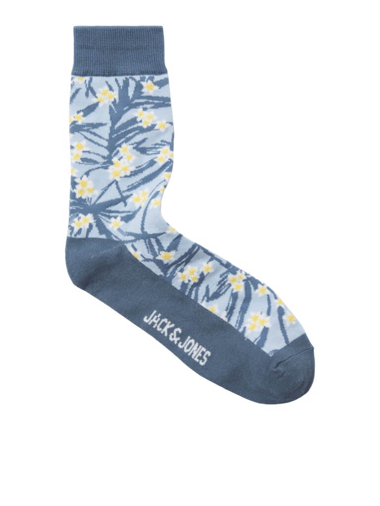 Jack & Jones 3 Pack Jackeith Sports Socks - Green/Blue/Black( 7-11 )