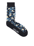 Jack & Jones 3 Pack Jackeith Sports Socks - Green/Blue/Black( 7-11 )