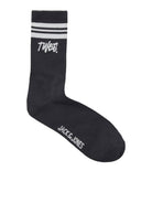Jack & Jones 3 Pack JACTWES Sports Socks - White/ Lapis Blue ( Size 7-11 )
