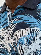 Jack & Jones HAWAII AOP Polo Shirt – Sky Captain