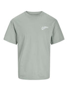 Jack & Jones JJZEKIEL Crew Neck 100% Cotton T-Shirt - Iceberg Green