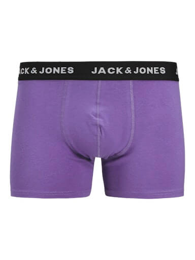 Jack & Jones Jacben 5 Pack Cotton Stretch Solid Trunks - Multi