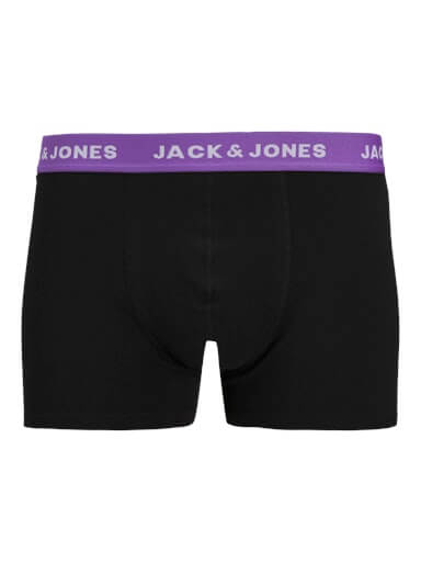 Jack & Jones Jacben 5 Pack Cotton Stretch Solid Trunks - Multi