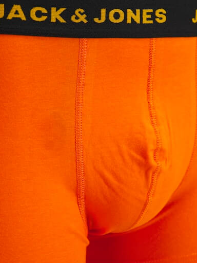 Jack & Jones Jacben 5 Pack Cotton Stretch Solid Trunks - Multi