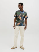 Jack & Jones HAWAII AOP Polo Shirt – Castle Rock