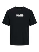 Jack & Jones JJECORP Graphic TEE Crew Neck 3 Pack - White/Navy/Black