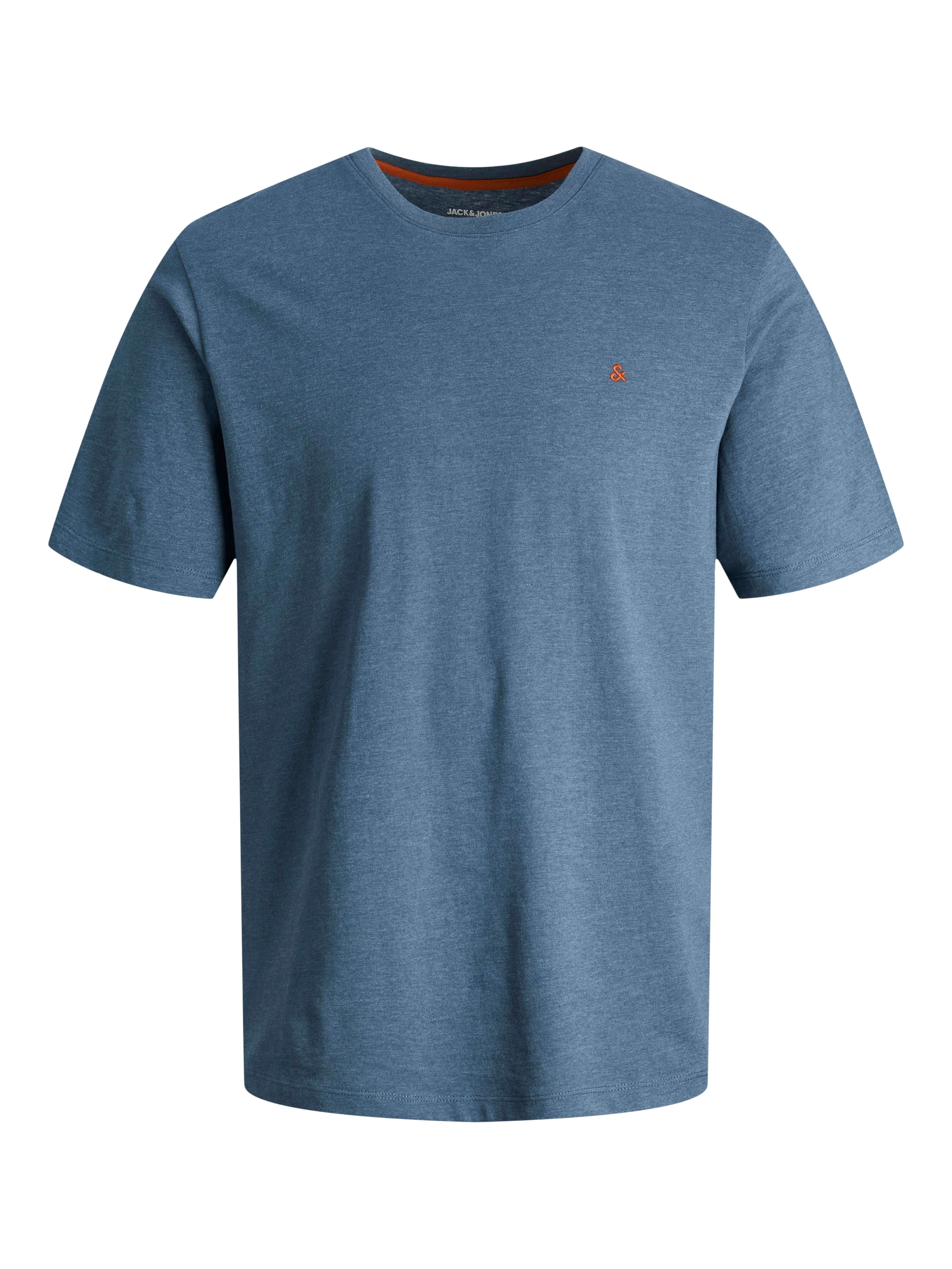 Jack & Jones 5 Pack JJEPAULOS 100% Cotton Crew Neck T-Shirts - Multi
