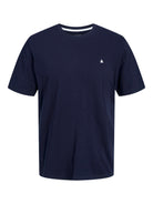Jack & Jones 5 Pack JJEPAULOS 100% Cotton Crew Neck T-Shirts - Multi