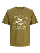 Jack & Jones 1 Pack JORJUKA Crew Neck 100% Cotton T-Shirt