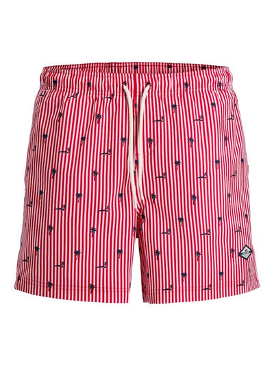 Jack & Jones MAUI Breeze Mini Stripe Swim Shorts