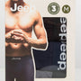 Jeep 3 Pack Mens Soft Natural Bamboo Comfortable Fitted Trunks - Black/Navy/Charcoal