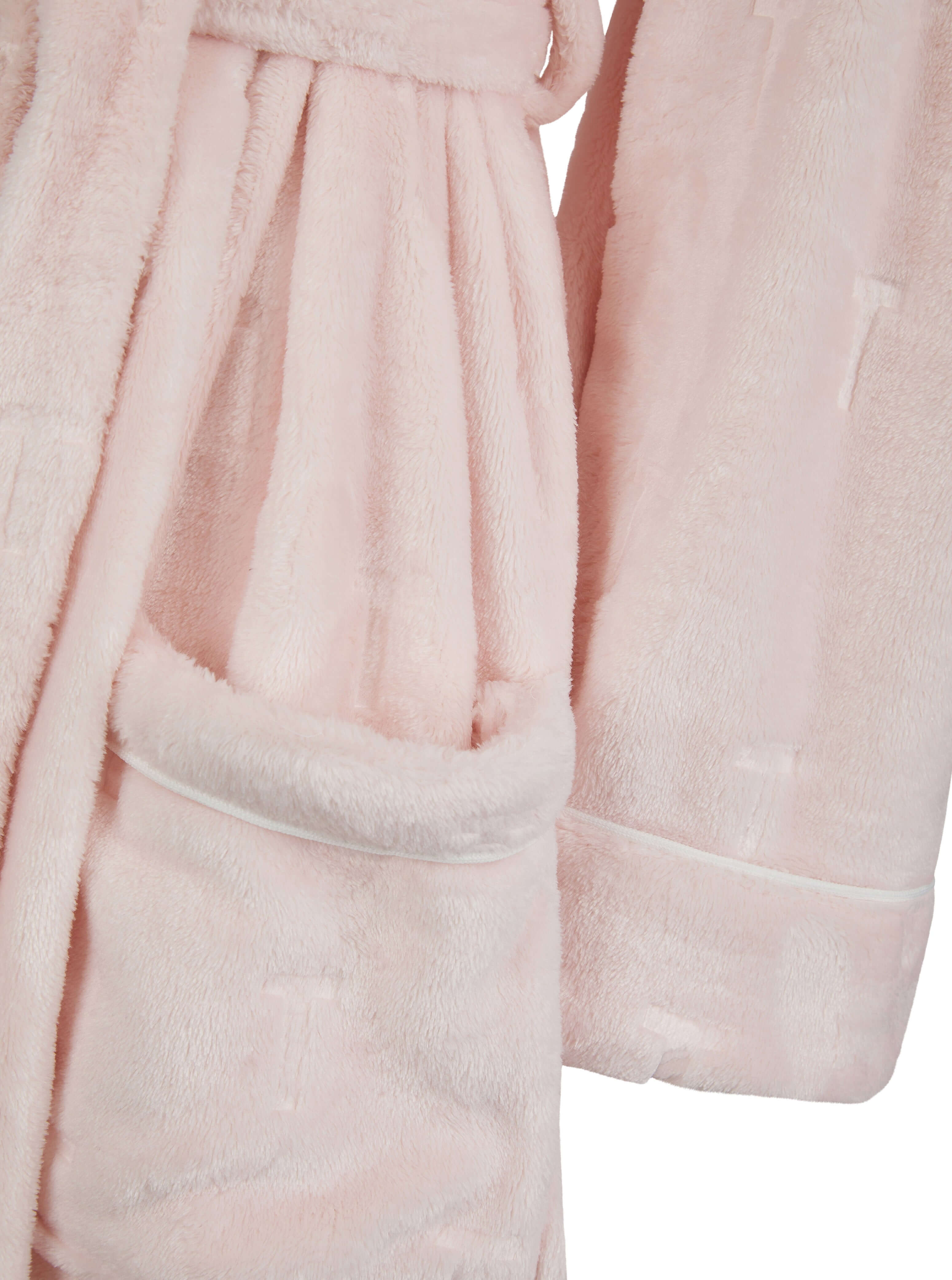 Ted Baker Jude Fluffy Dressing Gown – Pink Dogwood Bathrobe
