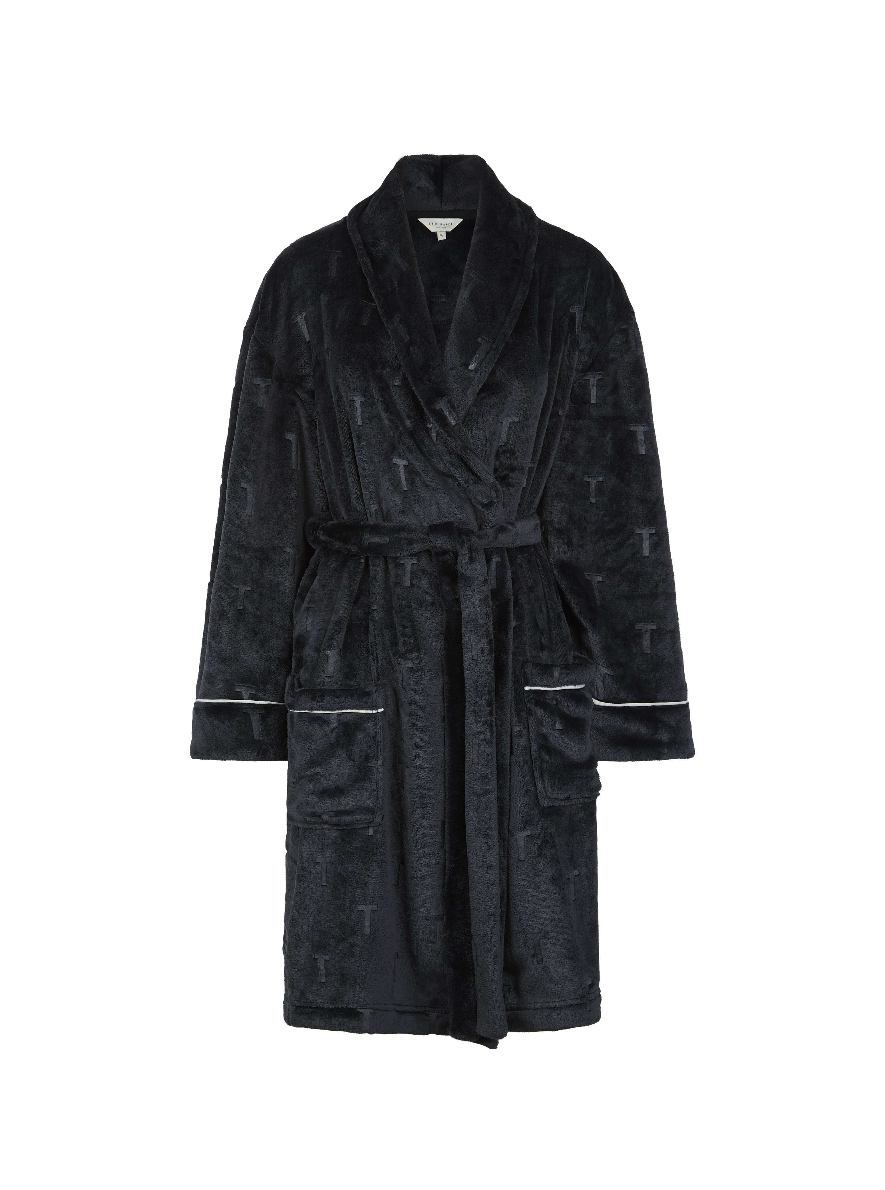 Ted Baker Jude Fluffy Dressing Gown – After Midnight
