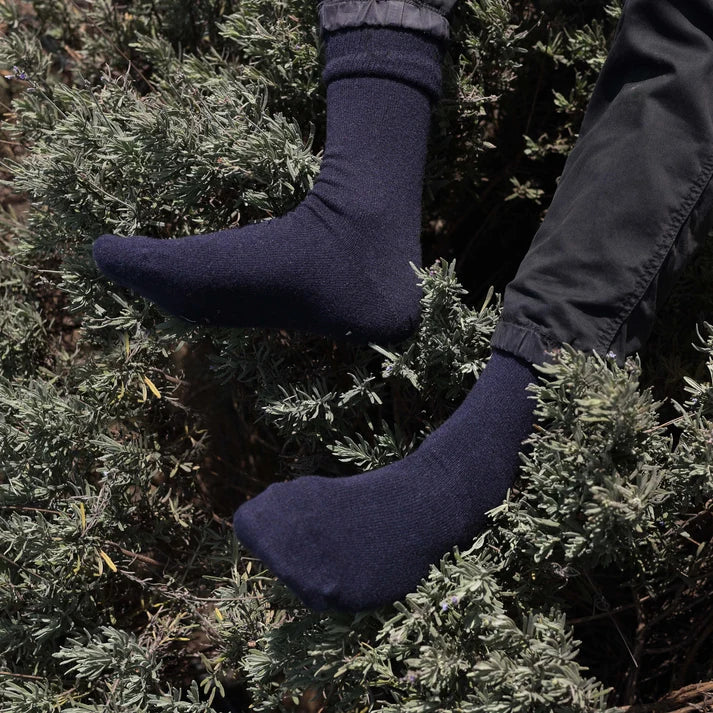 KLUE men's merino wool socks - Navy - UK 7.5-11