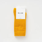 KLUE men's merino wool socks - Mustard - UK 7.5-11