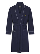 Lyle & Scott Men’s Kobe Classic Kimono Bathrobe - Peacoat