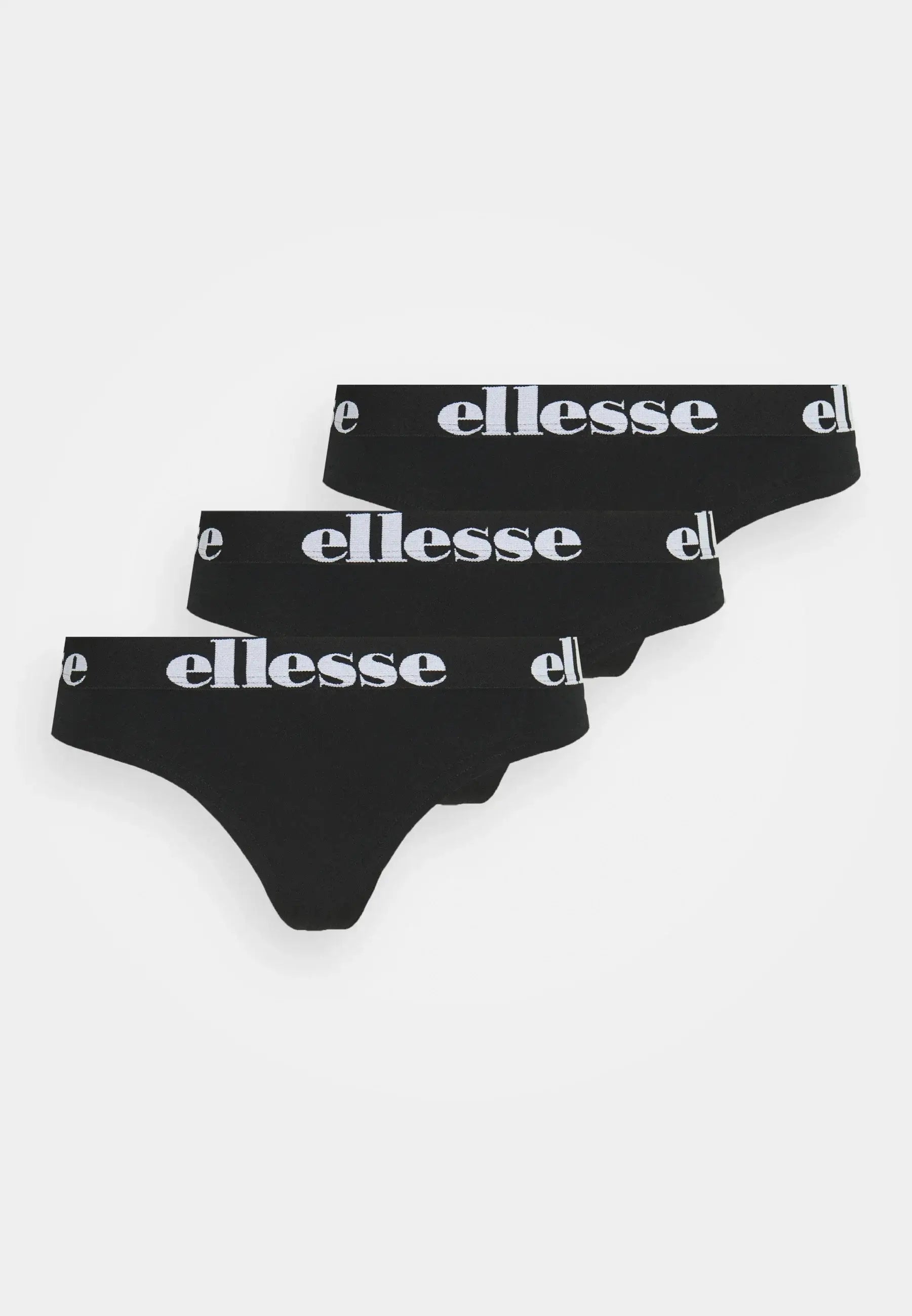 Ellesse KAYLEY 3 Pack Women Thongs - Black