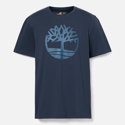 Timberland Kennebec River Tree Logo T-Shirt for Men  | Navy