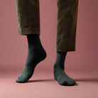 KLUE men's merino wool socks - Khaki - UK 7.5-11