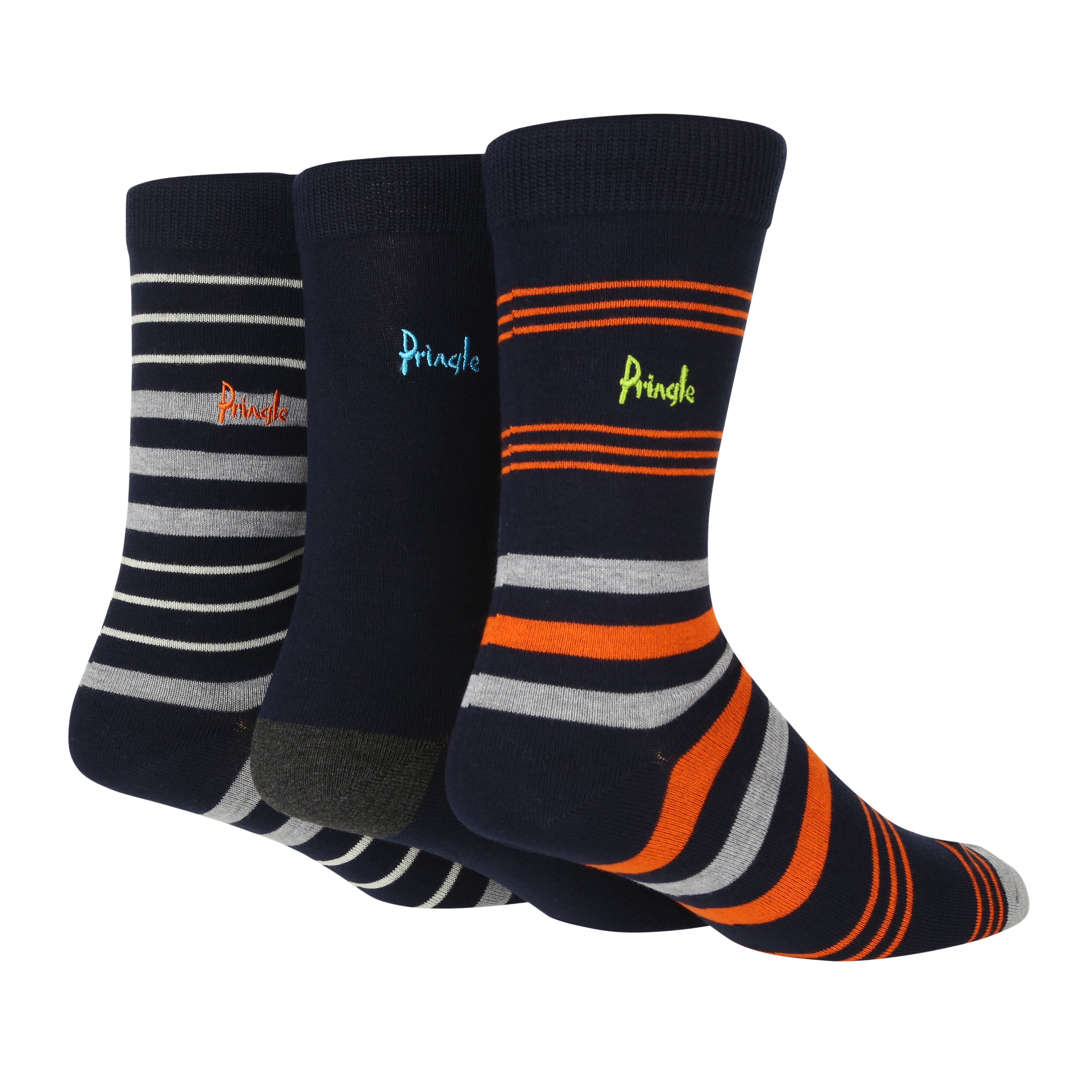 Pringle 3 Pair Mixed Spotted Bamboo Jacquard Socks - Multicoloured