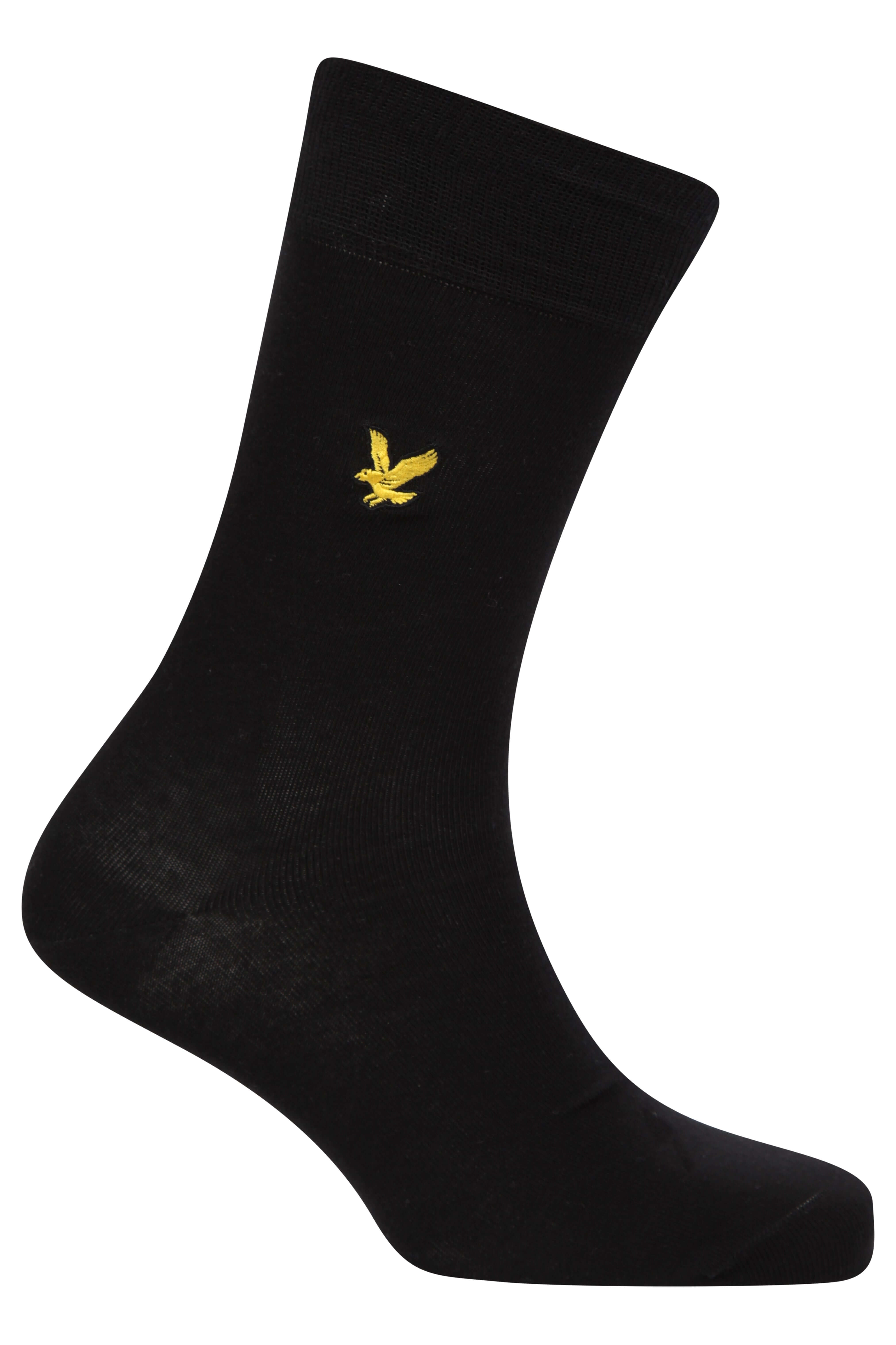 Lyle & Scott 5 Pack Dress Socks - Black/Peacoat/Grey/Charcoal