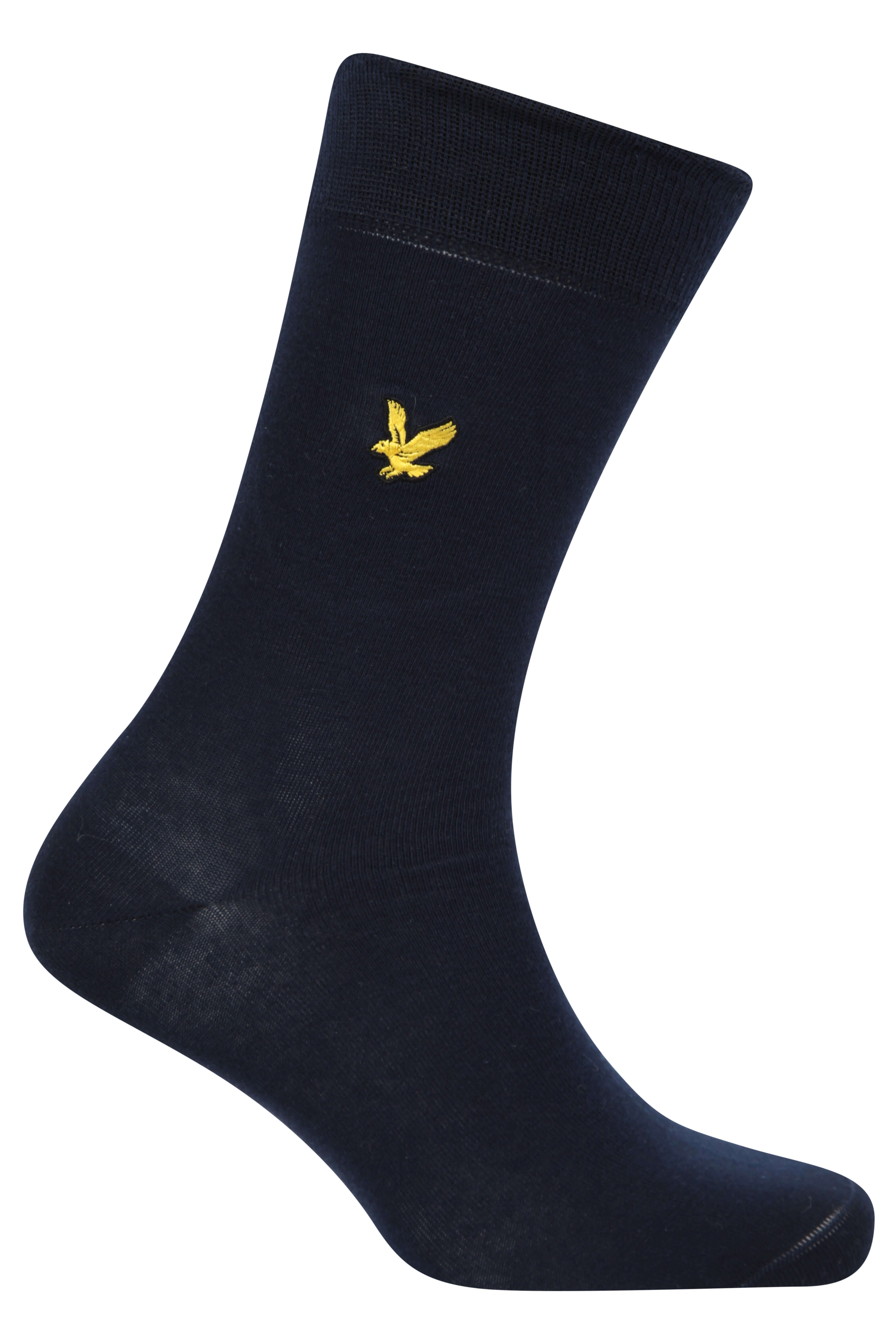 Lyle & Scott 5 Pack Dress Socks - Black/Peacoat/Grey/Charcoal