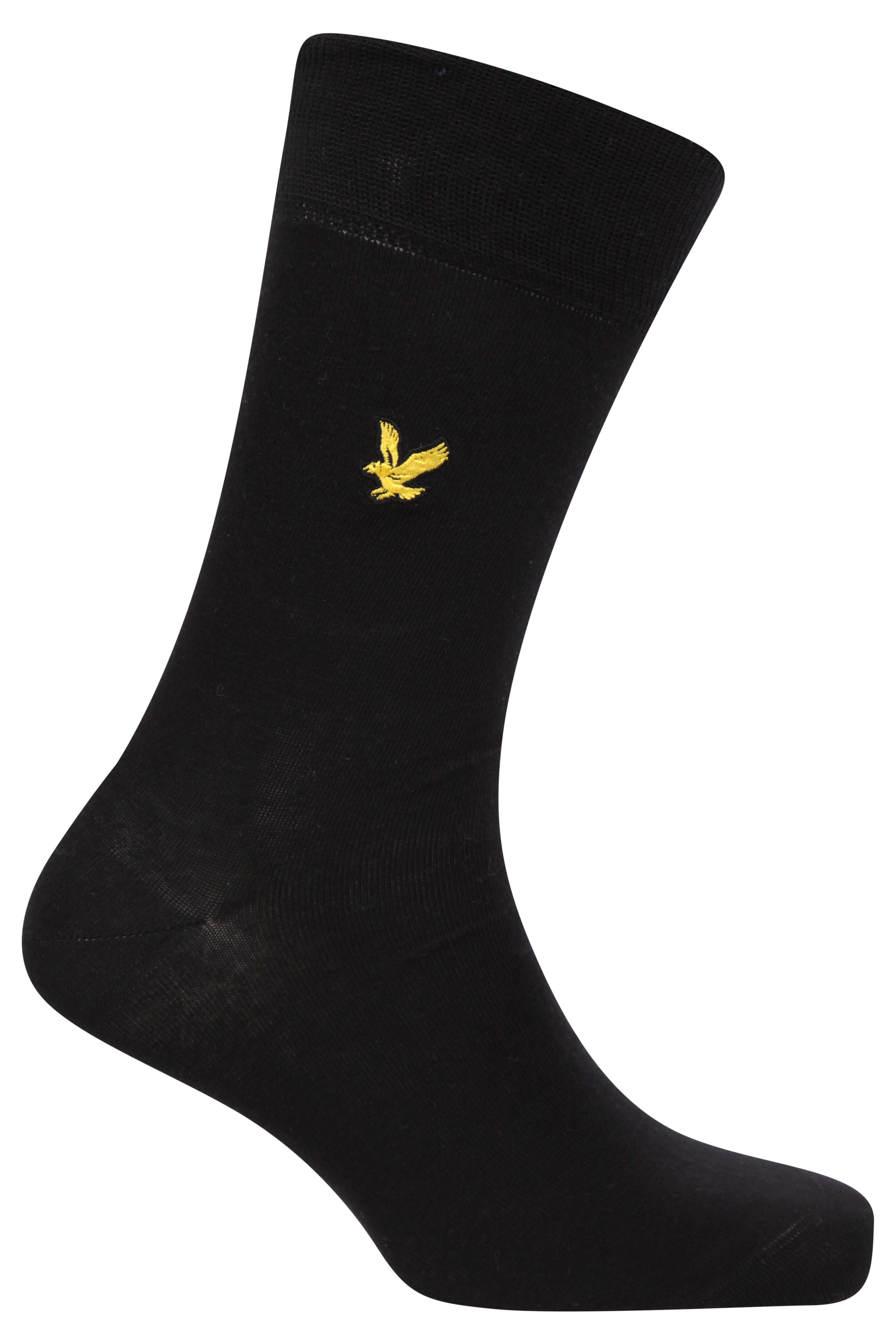 Lyle & Scott 5 Pack Dress Socks - Black/Peacoat/Grey/Charcoal