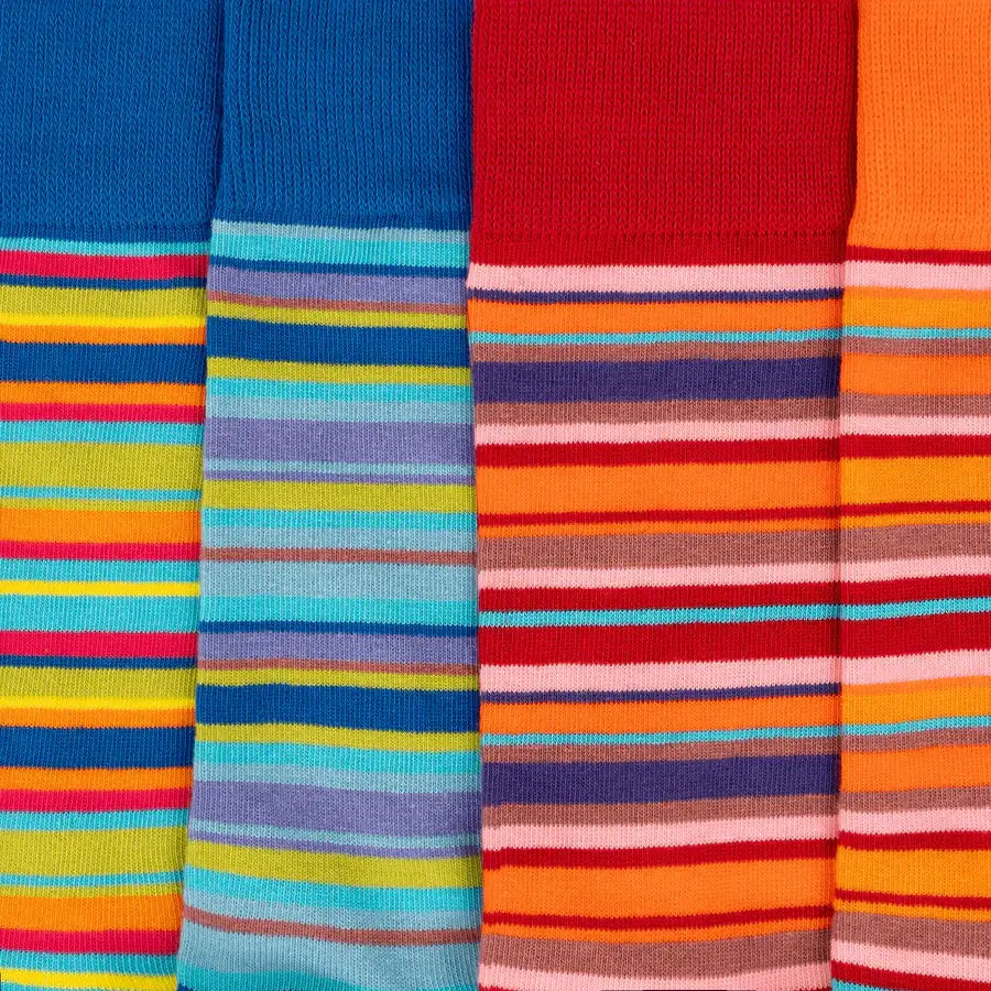 Oddballs Stripes Bundle 6 Pack Sock Bundle - Multi