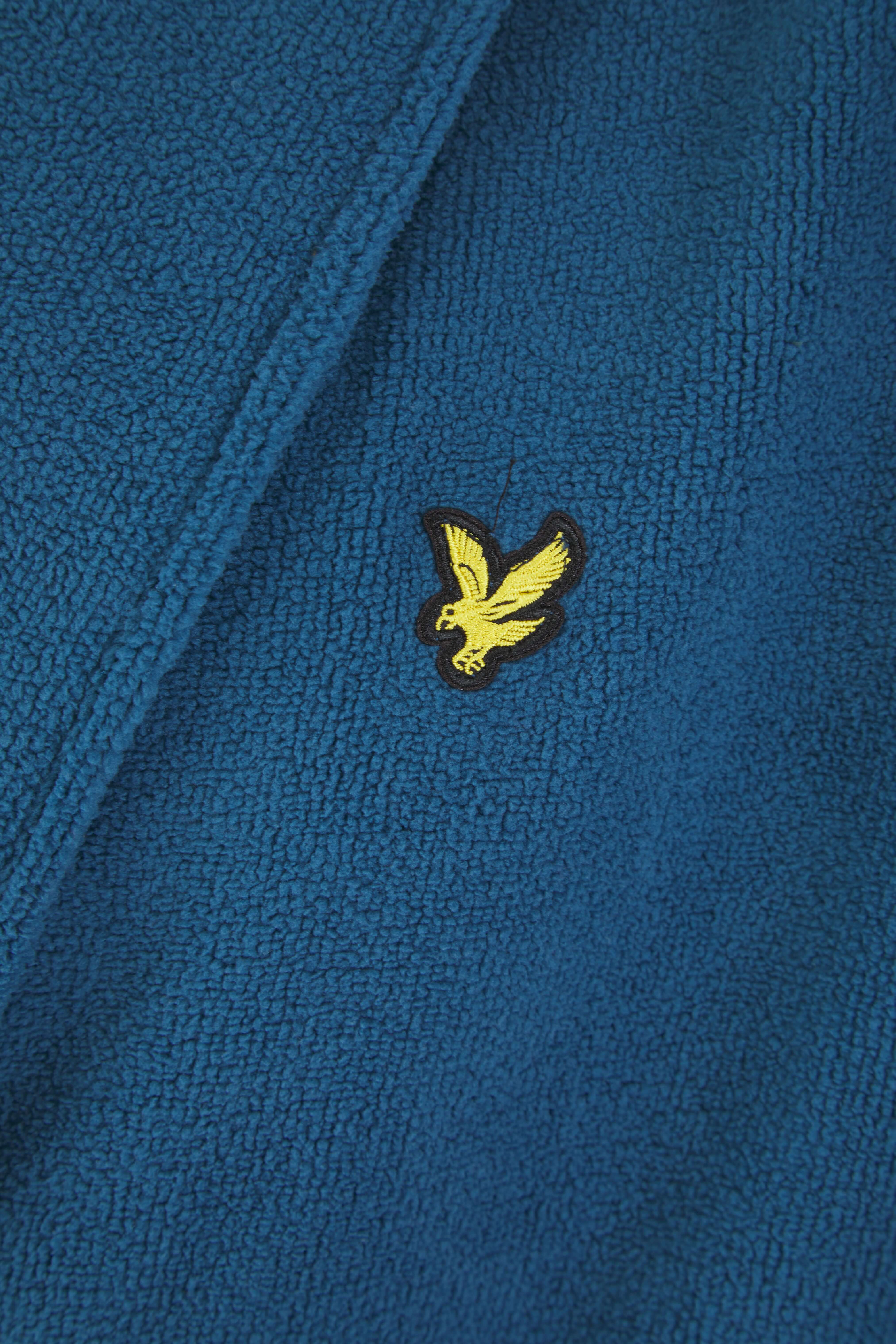 Lyle & Scott Lucas Bathrobe - Sailor Blue | Luxury Towelling Robe