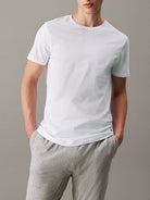 Calvin Klein Loungewear 3 Pack T-Shirts, 100 % Cotton - White