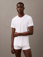 Calvin Klein 3 Pack Lounge T-Shirts - White