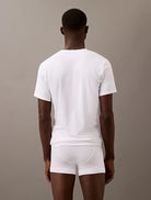 Calvin Klein 3 Pack Lounge T-Shirts - White