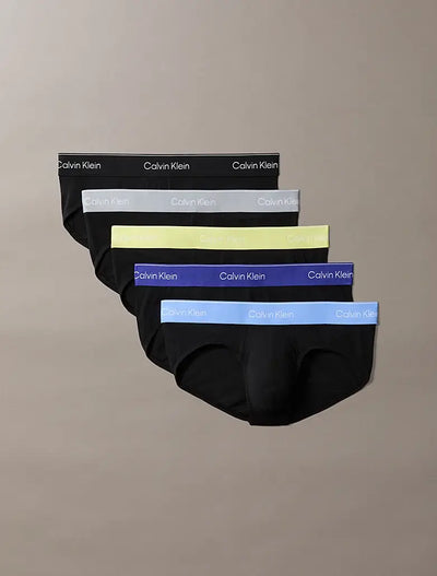 Calvin Klein Hip Briefs 5 Pack - Icon Cotton Stretch