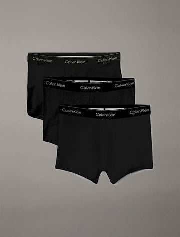 Calvin Klein 3 Pack Trunks - Icon Cotton Stretch