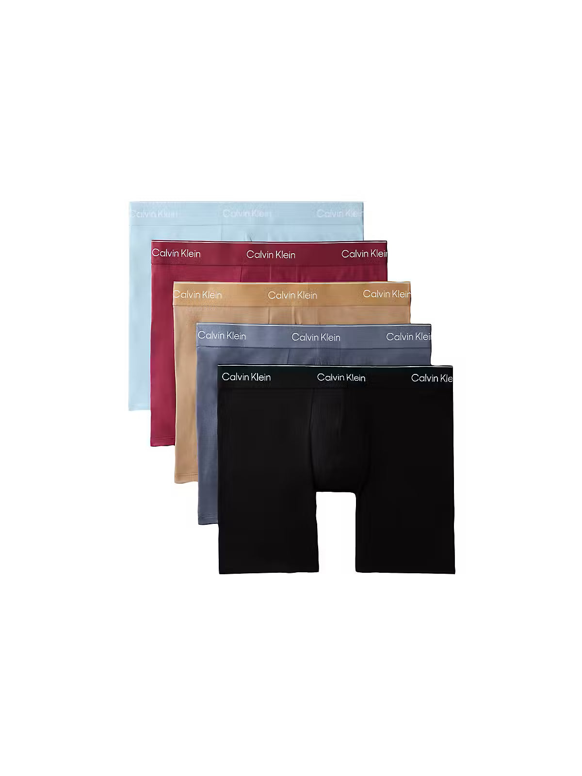 Calvin Klein Icon Cotton Stretch 5 Pack Boxer Briefs Multi Colour Front