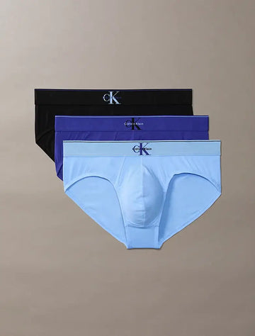Calvin Klein Graphic Monogram Cotton Stretch Briefs 3 Pack