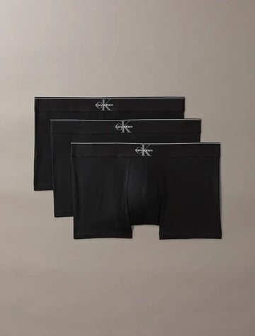 Calvin Klein Graphic Monogram Cotton Stretch Trunks 3 Pack