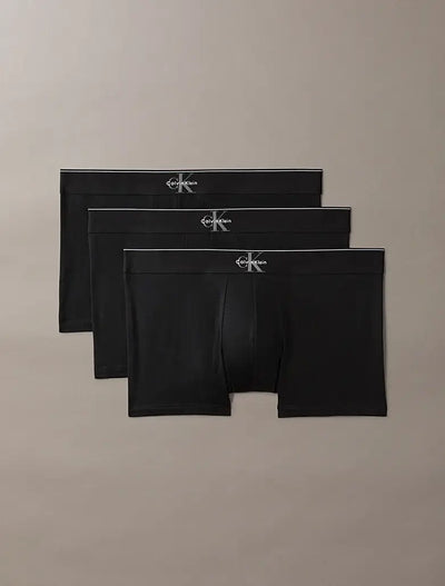 Calvin Klein Graphic Monogram Cotton Stretch Trunks 3 Pack