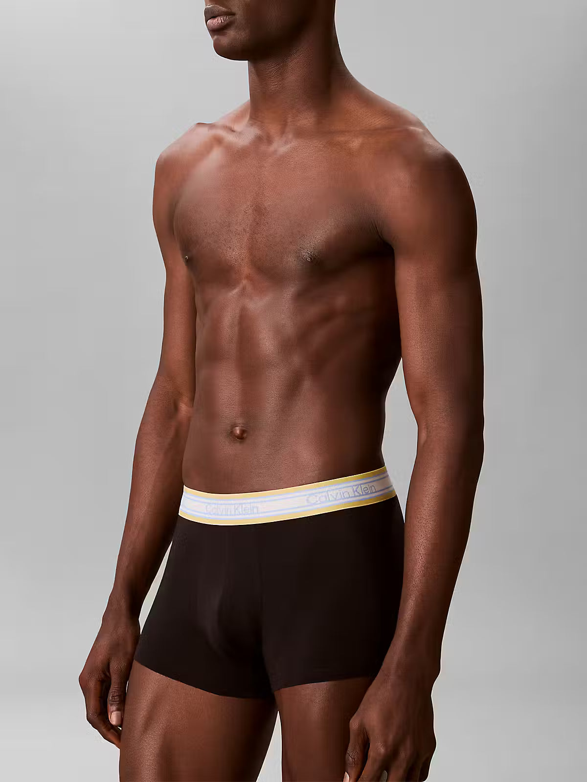 Calvin Klein Icon Cotton Stretch 3 Pack men's trunks, alternate detail