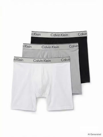 Calvin Klein Icon Cotton Stretch Long Leg Boxer Briefs 3 Pack