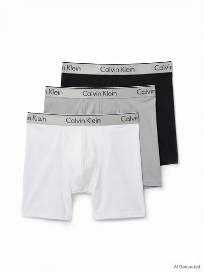 Calvin Klein Icon Cotton Stretch Long Leg Boxer Briefs 3 Pack