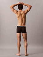 Calvin Klein Intense Power Cotton 3 Pack Trunks Black Multi - back view