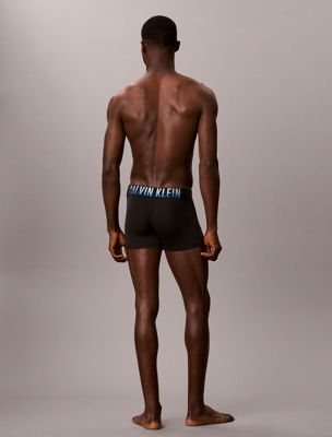 Calvin Klein Intense Power Cotton Boxer Briefs Black Multi - model back view