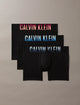 Calvin Klein Intense Power Cotton 3 Pack Boxer Briefs Black Multi - front product view