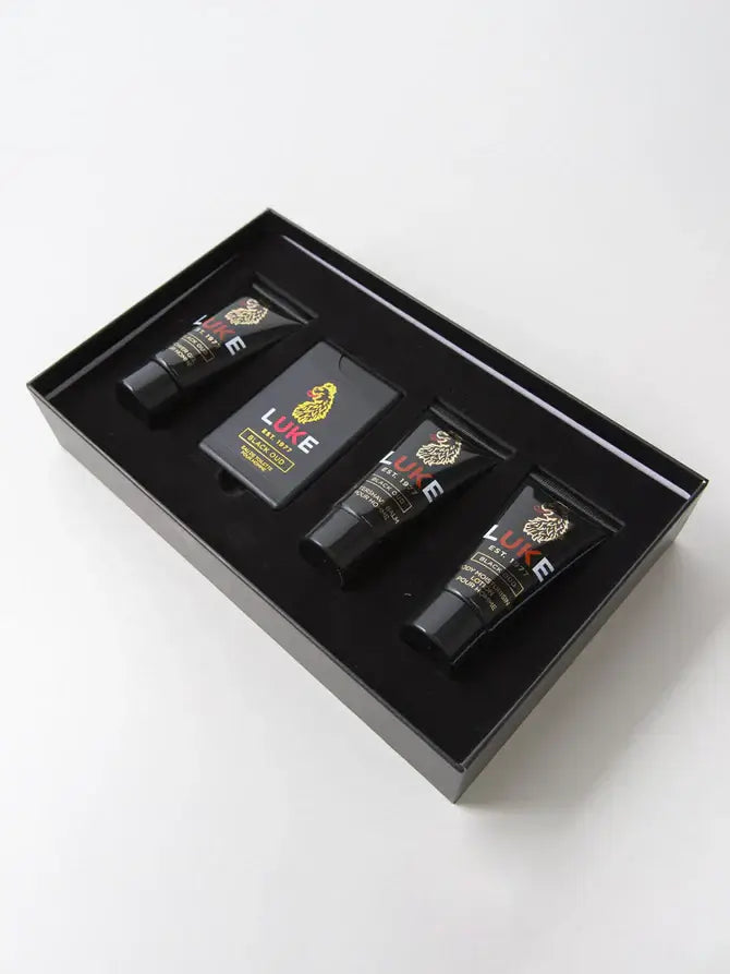 Luke 4 Piece Travel Kit - Black OUD